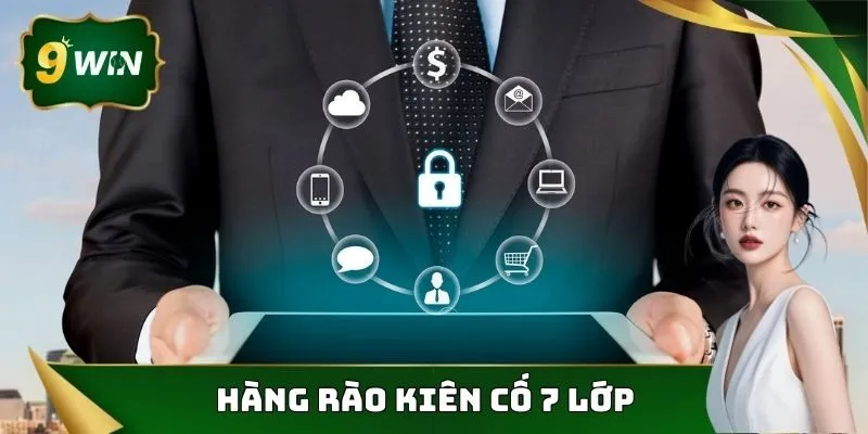 Bảo Mật 9WIN - Quy Định Quyền Lợi, Trách Nhiệm Về Thông Tin 2 Tích hợp hàng rào tường lửa 7 lớp